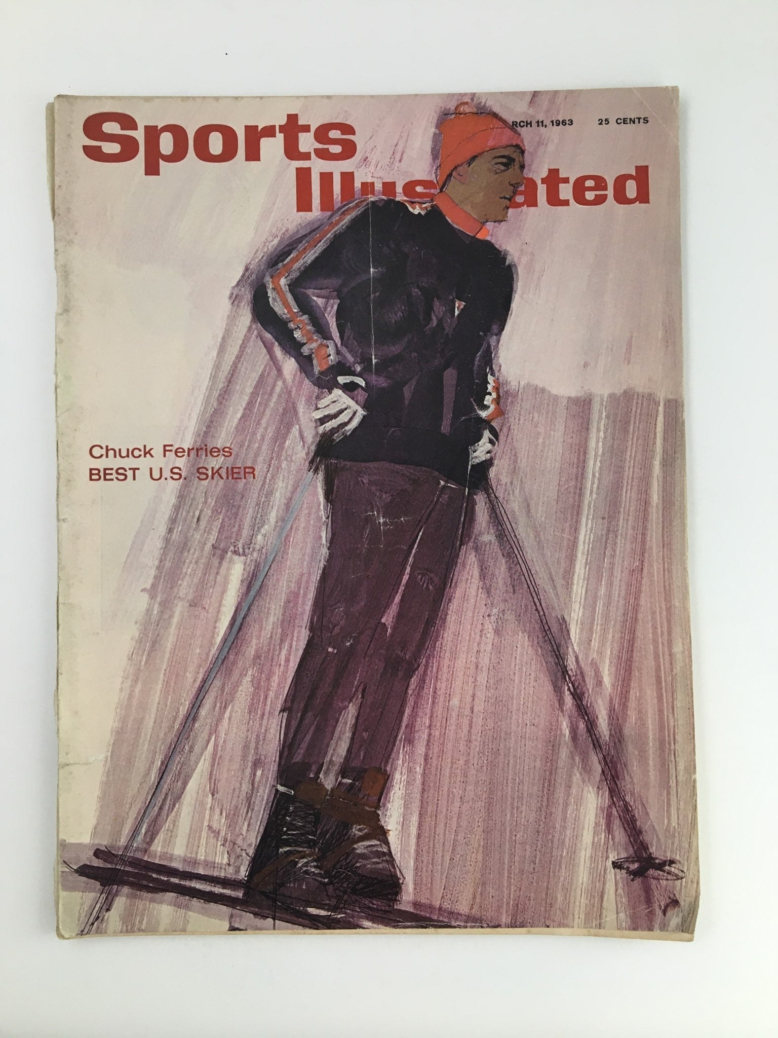 Sports Illustrated Magazine March 11 1963 Chuck Ferries Best U.S. Skier No Label