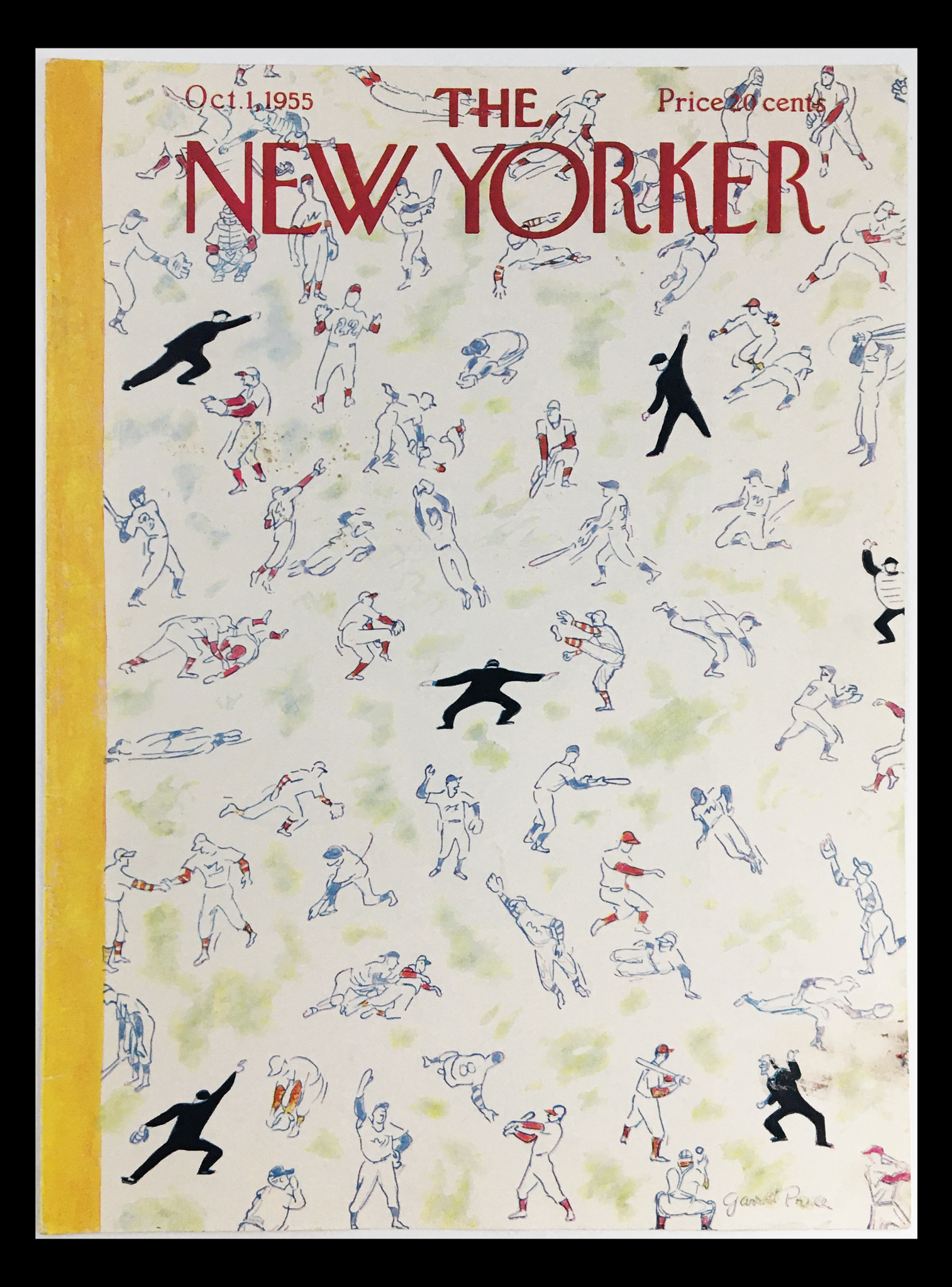 COVER ONLY The New Yorker October 1 1955 Full Cover Theme by Garrett Price