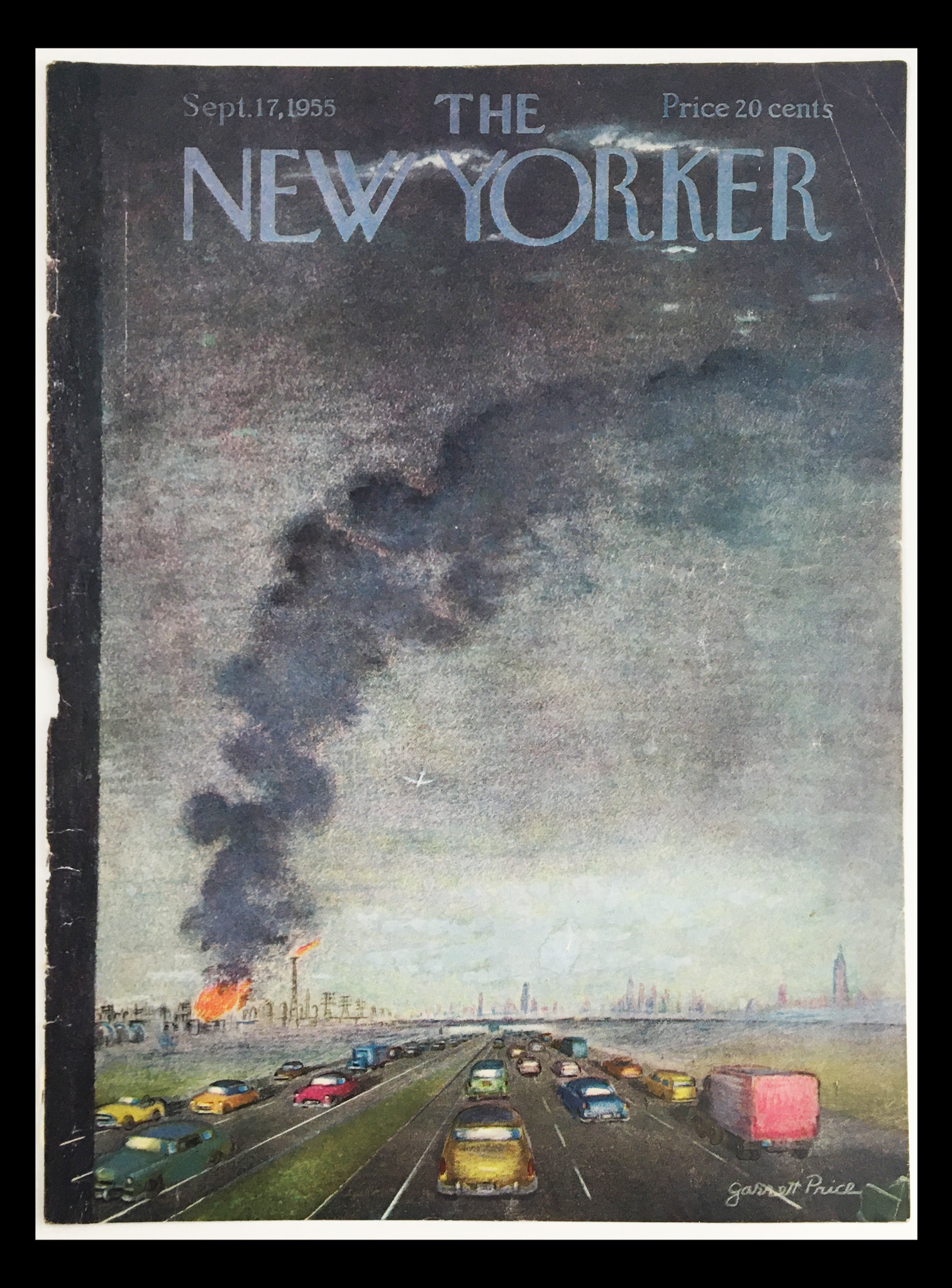 COVER ONLY The New Yorker September 17 1955 Full Cover Theme by Garrett Price