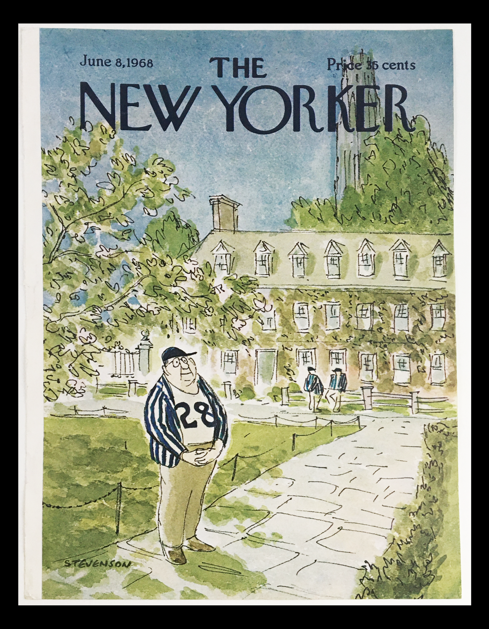 COVER ONLY The New Yorker June 8 1968 Full Cover Theme by James Stevenson