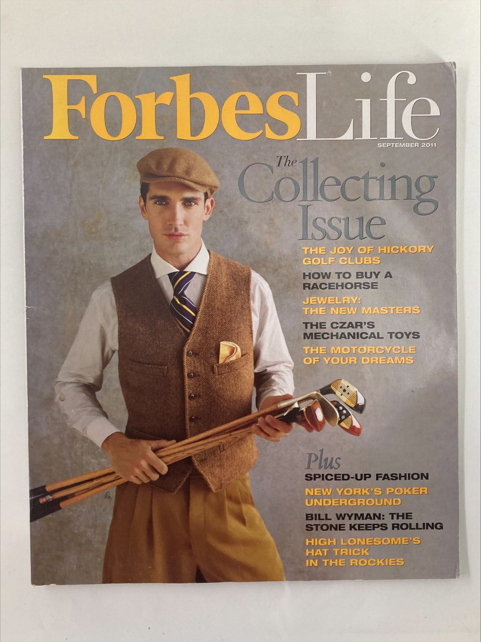 Forbes Life Magazine September 2011 The Joy of Hickory Golf Clubs No Label