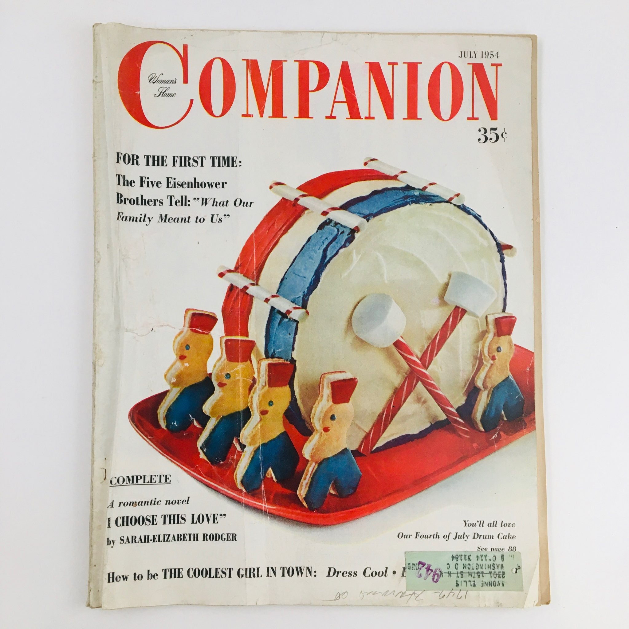 Woman's Home Companion July 1954 The Five Eisenhower Brothers Tell The 1st Time