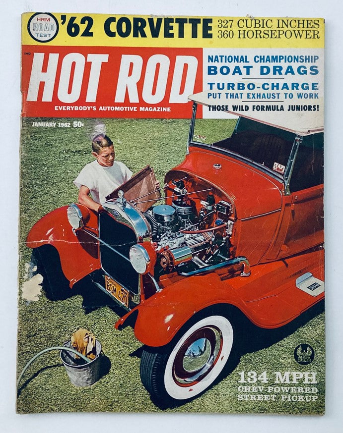 VTG Hot Rod Magazine January 1962 Vol 15 No. 1 Champion Dean Lowe No Label