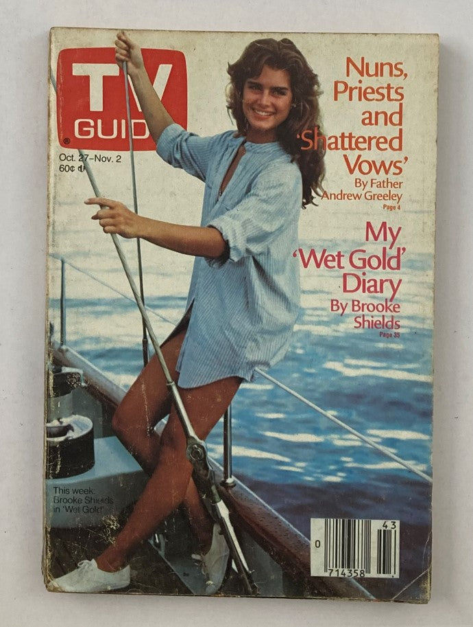 TV Guide Magazine October 27 1984 Brooke Shields Dayton Ed. No Label