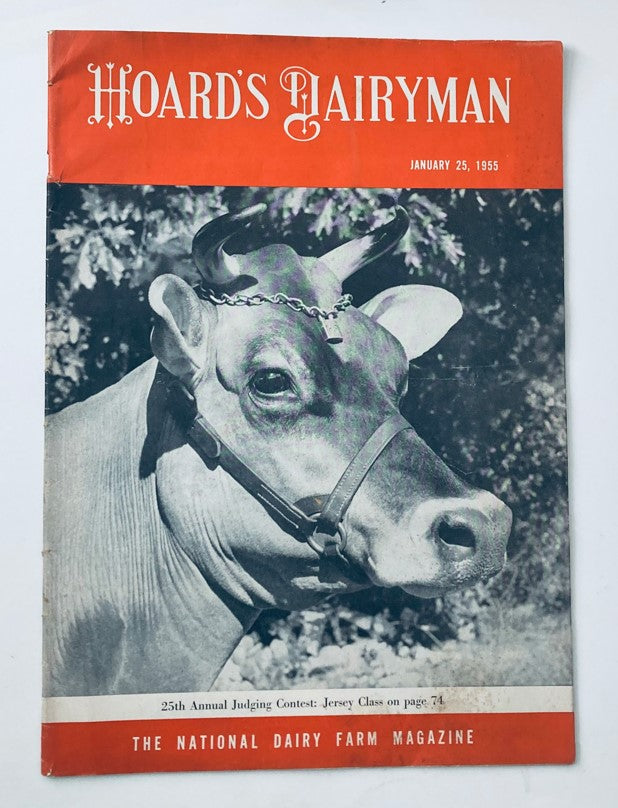 VTG Hoard's Dairyman Magazine February 25 1955 Vol 100 #4 Story of "Old Prince"