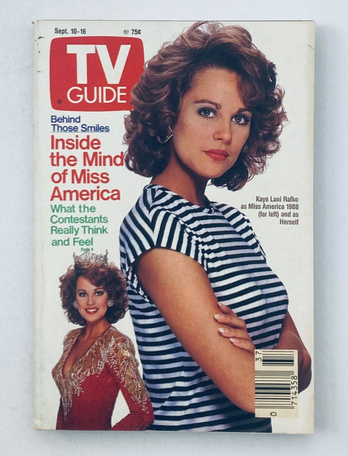 TV Guide Magazine September 10 1988 Kaye Lani Rae Rafko WA-Baltimore Ed No Label