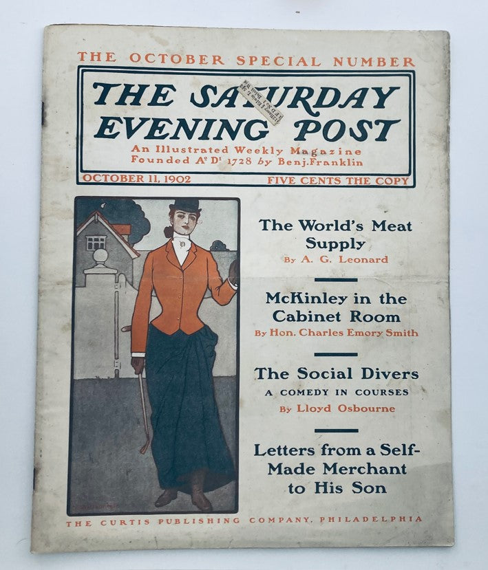 The Saturday Evening Post October 11 1902 The Social Divers A Comedy in Courses