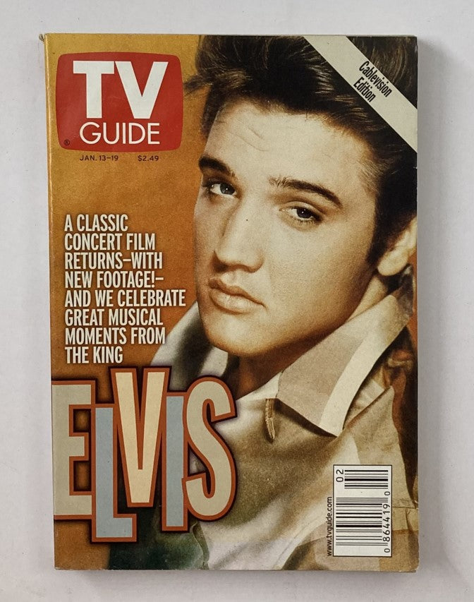 TV Guide Magazine January 13 2001 Elvis Presley Cablevision of Northern NJ Ed.