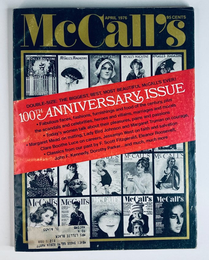 VTG McCall's Magazine April 1976 Vol 103 #7 The 100th Anniversary Issue