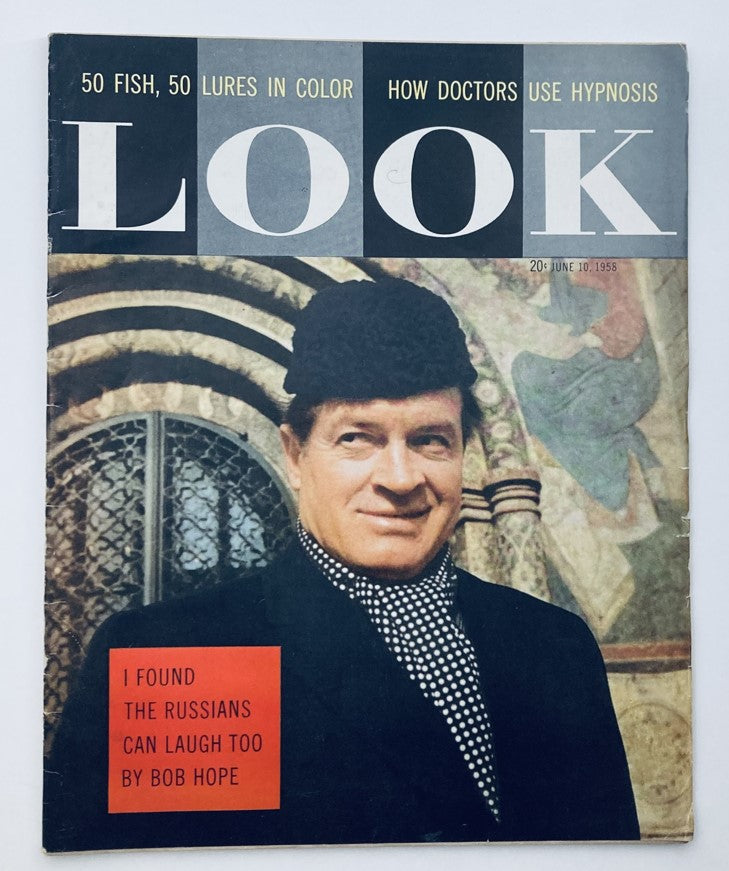 RES* VTG Look Magazine June 10 1958 The World by Bob Hope No Label