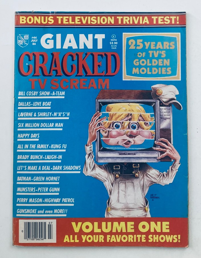 Giant Cracked Magazine July 1986 No. 44 Bill Cosby Show 6.0 FN Fine No Label