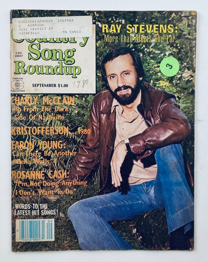 VTG Country Song Roundup Magazine September 1980 Ray Stevens & Charly McLain