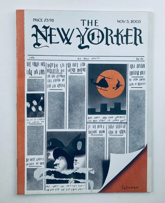 The New Yorker Full Magazine November 3 2003 Code Orange by Ian Falconer