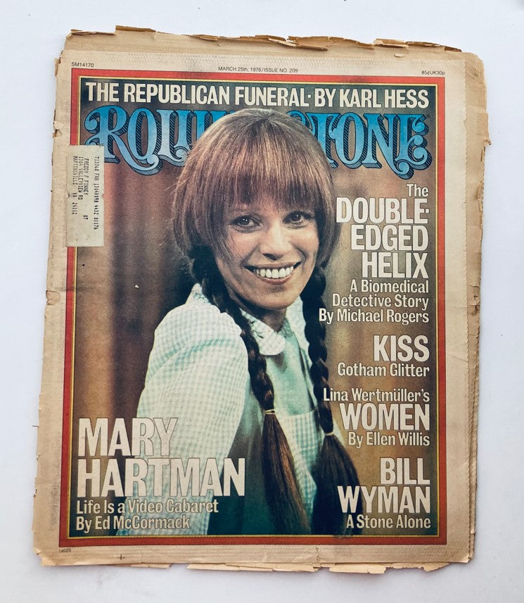 VTG Rolling Stone Magazine March 25 1976 Issue 209 Mary Hartman Cover