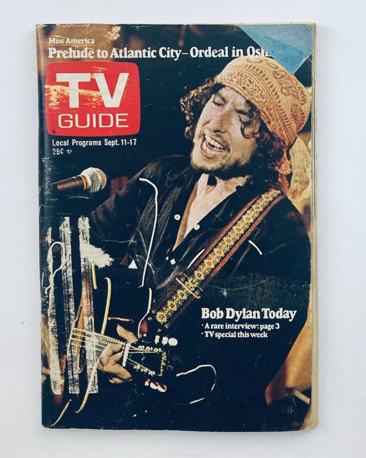 TV Guide Magazine September 11 1976 #1224 Bob Dylan Northern FL. Ed.