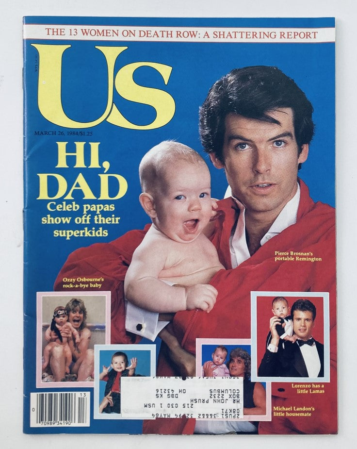 VTG Us Magazine March 26 1984 Pierce Brosnan, Ozzy Osbourne & Michael Landon