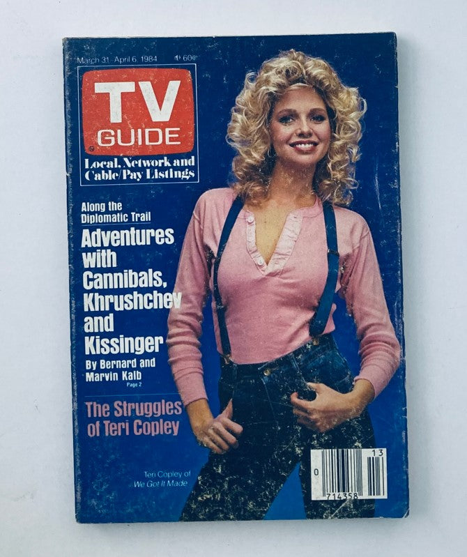 TV Guide Magazine March 31 1984 Teri Copley Dayton Ed. No Label