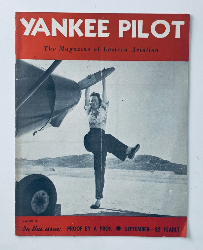 VTG Yankee Pilot Magazine September 1946 Vol 6 No. 8 Mrs. Virginia Page No Label