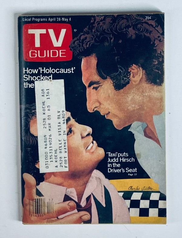 TV Guide Magazine April 28 1979 #1361 Danny DeVito & Judd Hirsch Northen IN Ed.