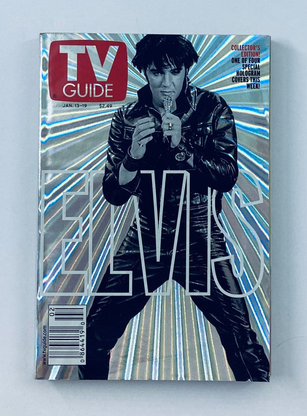 TV Guide Magazine January 13 2001 Elvis Presley MediaOne-Hudson Valley Ed.