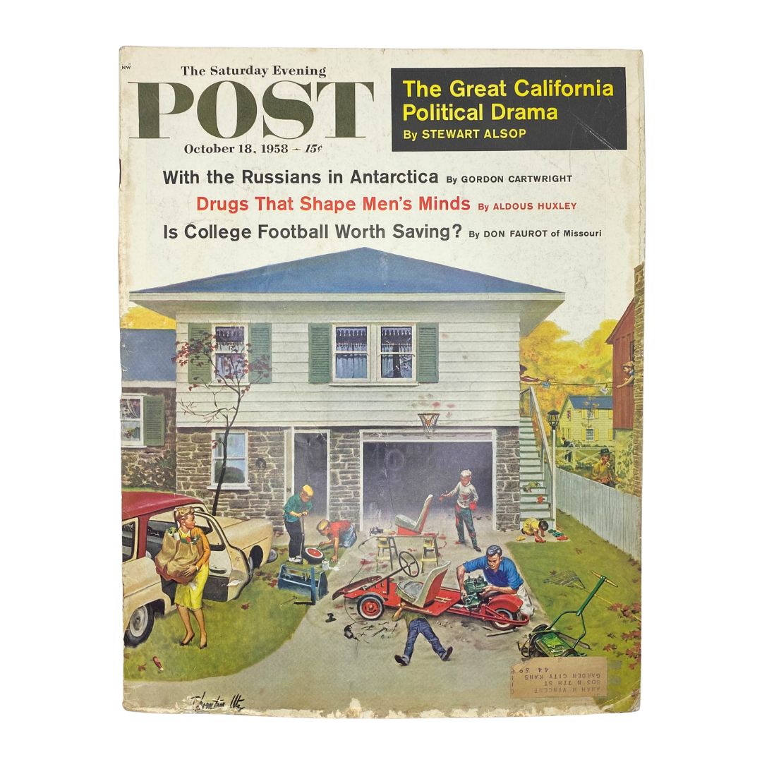 Saturday Evening Post Magazine October 18 1958 Mr. US Knowhow - Thornton Utz