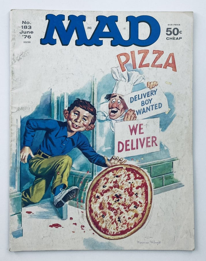 Mad Magazine June 1976 No. 183 Dum-Dum Afternoon 6.0 FN Fine No Label