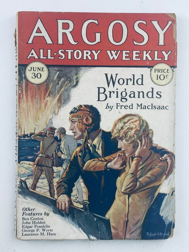 VTG Argosy Magazine June 30 1928 Vol 196 No. 1 World Brigands No Label