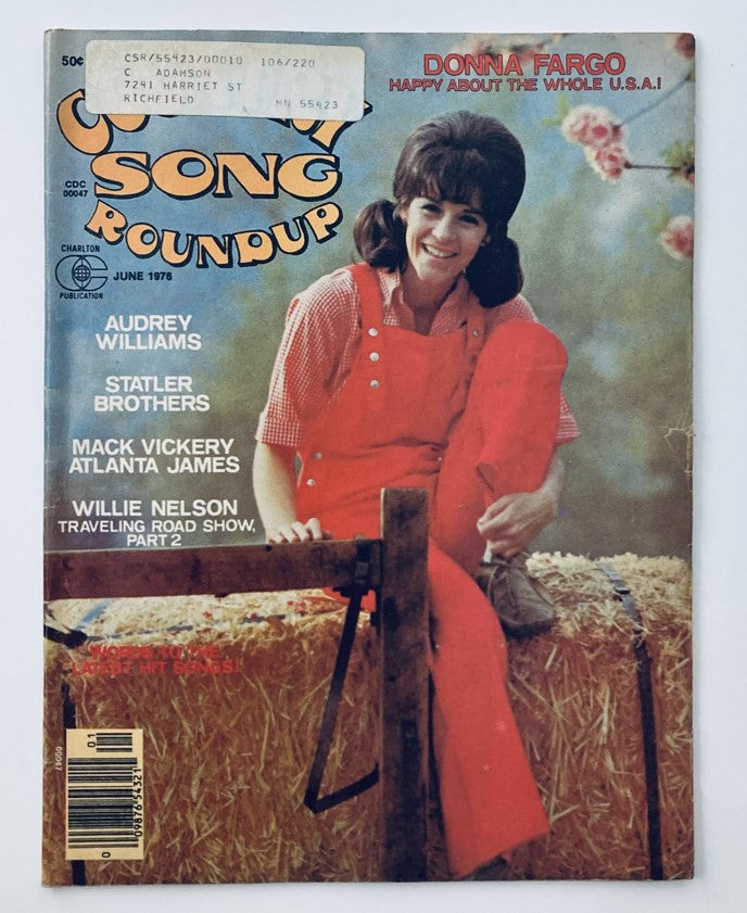 VTG Country Song Roundup Magazine June 1976 Donna Fargo Happy About Whole USA