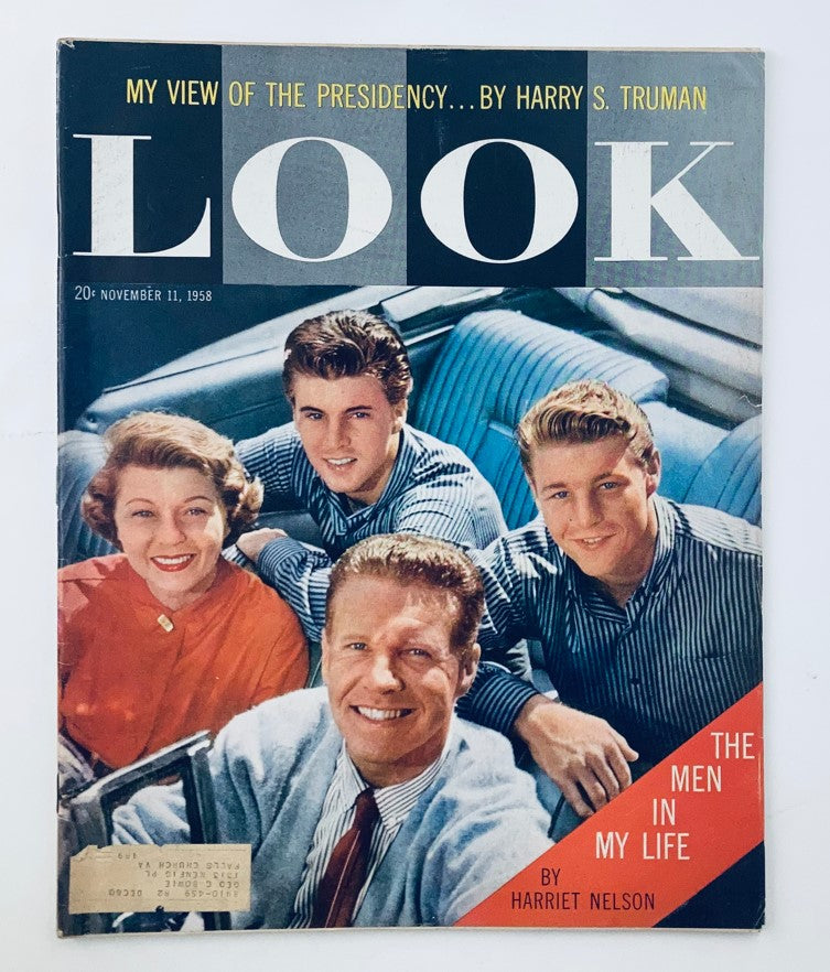 VTG Look Magazine November 11 1958 Vol 22 No. 23 The Men in My Life