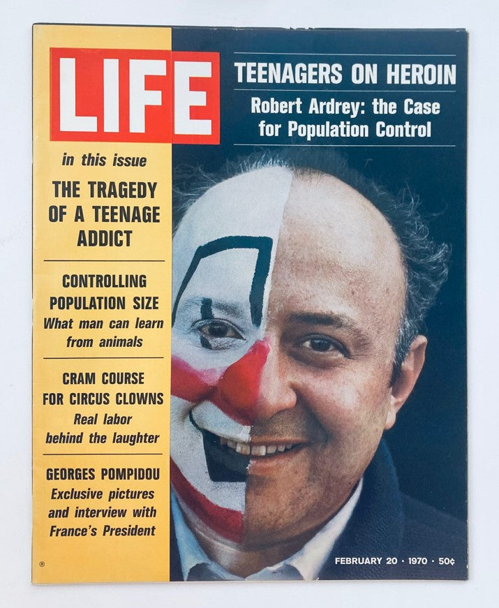 VTG Life Magazine February 20 1970 Vol 68 No. 6 Robert Ardrey No Label