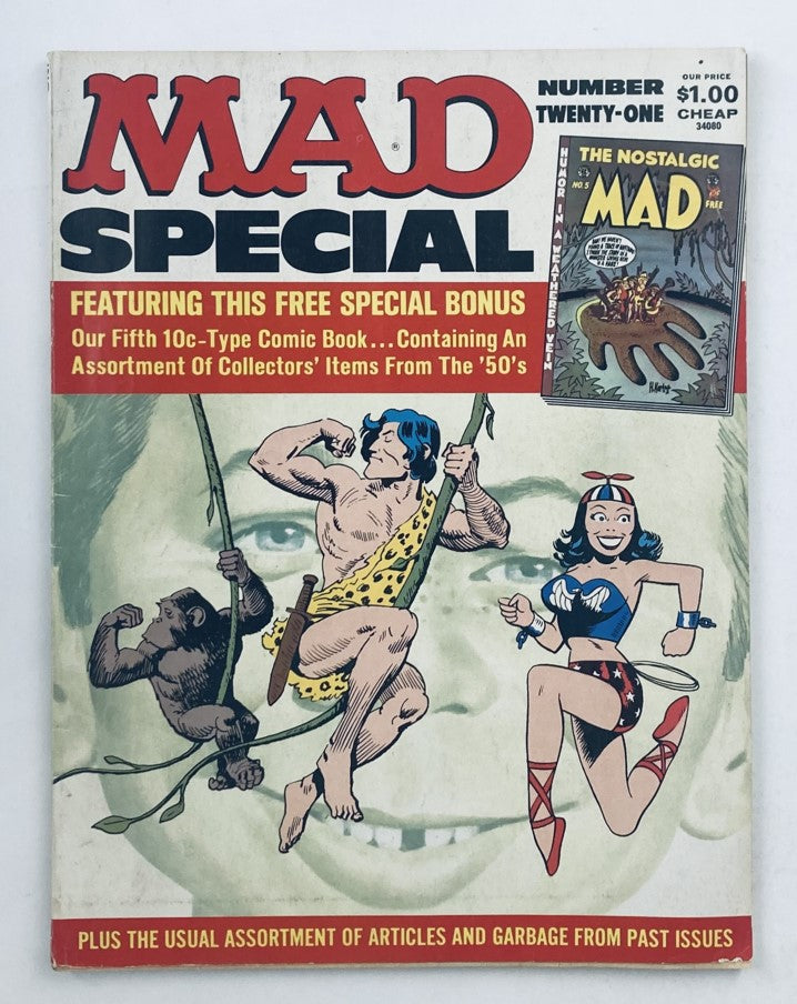 Mad Super Special Magazine 1976 No. 21 Antenna on the Roof 6.0 FN Fine No Label