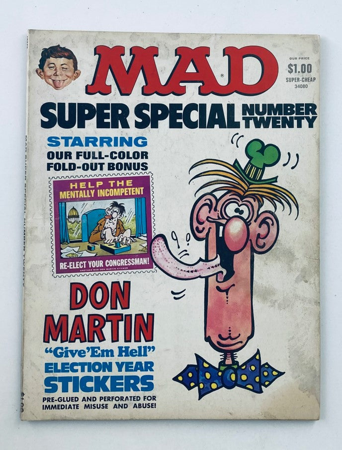 Mad Magazine Super Special 1976 No. 20 Don Martin 4.0 VG Very Good No Label