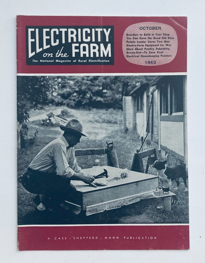 VTG Electricity on the Farm Magazine October 1943 Brooders To Build In Your Shop