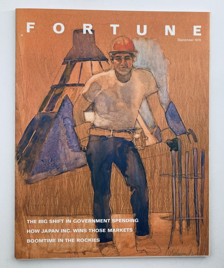 VTG Fortune Magazine September 1970 Boomtime in the Rockies No Label