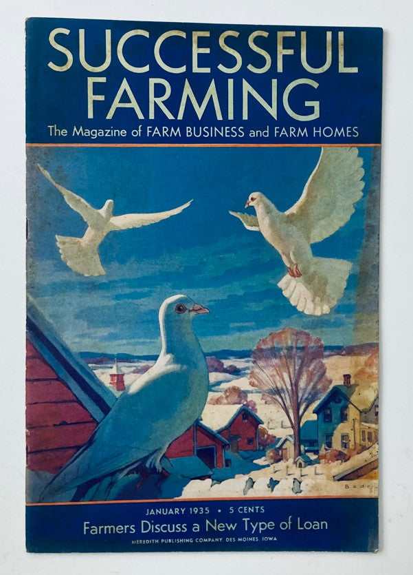 VTG Successful Farming Magazine January 1935 Farmers Discuss a New Type of Loan