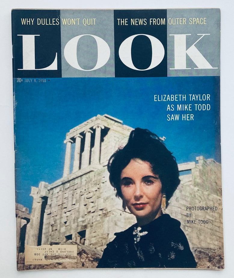 VTG Look Magazine July 8 1958 Vol 22 No. 14 Elizabeth Taylor by Mike Todd