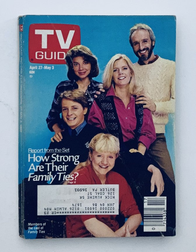 TV Guide Magazine April 27 1985 Meredith Baxter Pittsburgh Metro Ed.