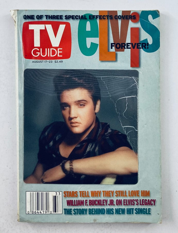 TV Guide Magazine August 17 2002 Elvis Presley Forever Cincinnati Ed. No Label