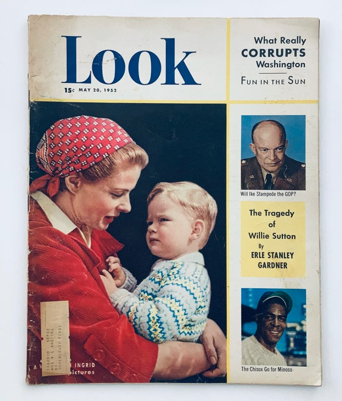 VTG Look Magazine May 20 1952 Vol 16 No. 11 Ingrid Bergman and David Seymour