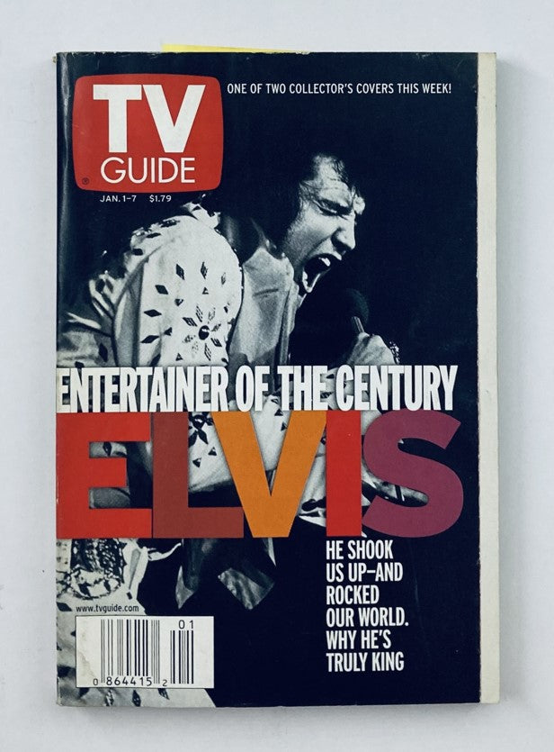 TV Guide Magazine January 1 2000 Elvis Presley Tour Spokane Ed. No Label