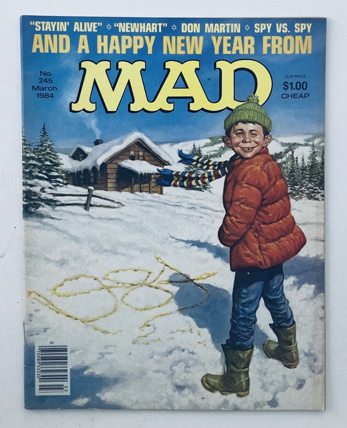 VTG Mad Magazine March 1984 No. 245 Staying Awake 4.0 VG No Label