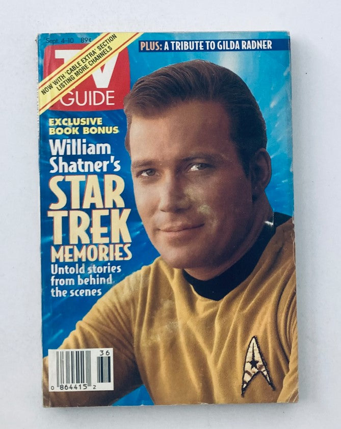 TV Guide Magazine September 4 1993 William Shatner Chicago Metro Ed. No Label