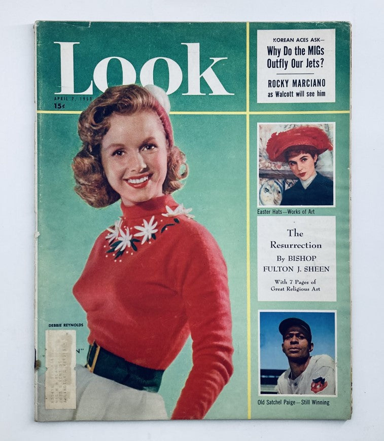 VTG Look Magazine April 7 1953 Vol 17 No. 7 Debbie Reynolds and Easter Hats