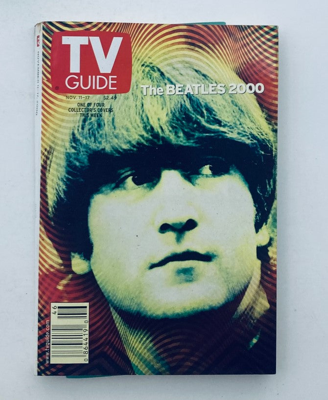 TV Guide Magazine November 11 2000 John Lennon San Francisco Metro Ed. No Label