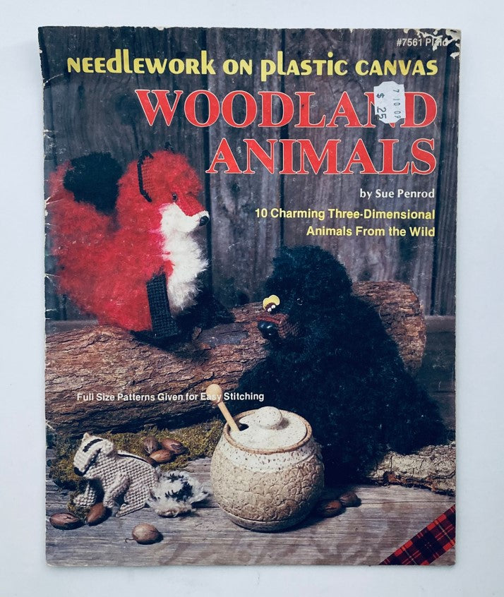 (Miss Year) Needlework on Plastic Canvas Woodland Animals by Sue Penrod No Label