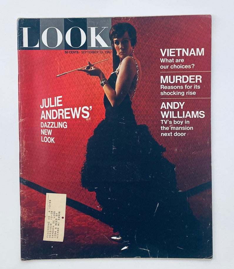 VTG Look Magazine September 19 1967 Vol 31 No. 19 Julie Andrews Cover