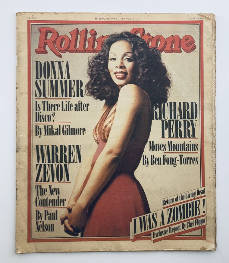 VTG Rolling Stone Magazine March 23 1978 No. 261 Donna Summer No Label