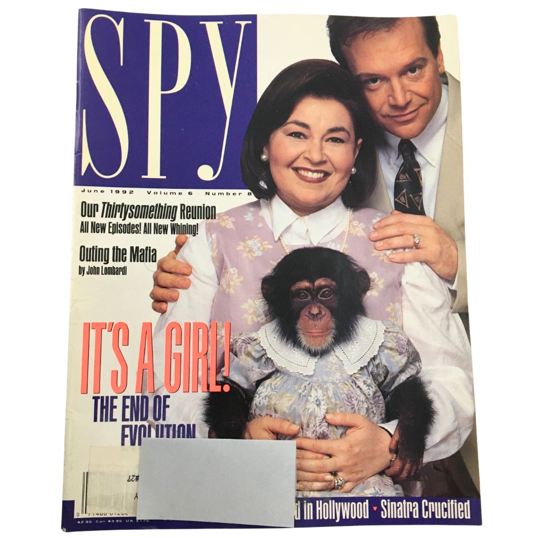 Spy Magazine June 1992 Vol 6 #8 Tom Arnold & Roseanne Barr & Frank Sinatra