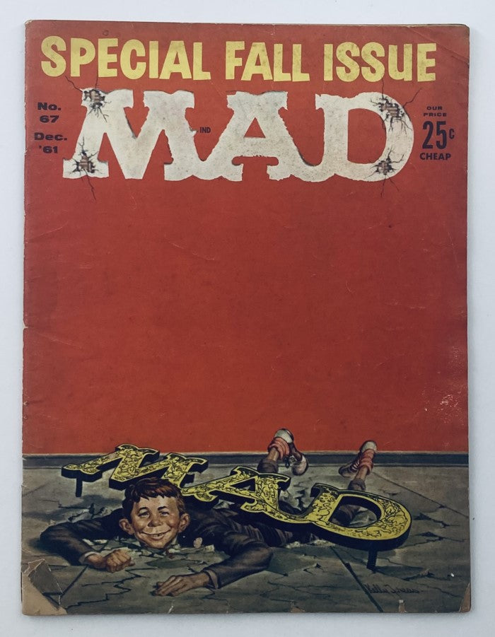 Mad Magazine December 1961 No. 67 A Day w Gilbert & Sullivan 2.0 Good No Label