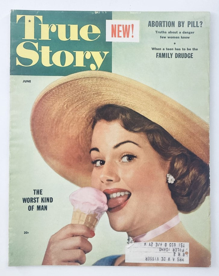 VTG True Story Magazine June 1954 Vol 69 No. 11 Myrna Hansen Miss Cover Girl